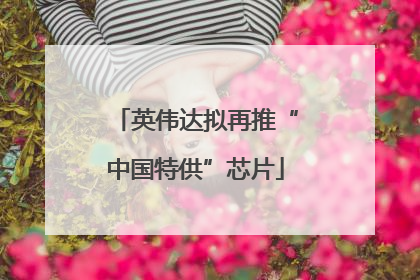 英伟达拟再推“中国特供”芯片