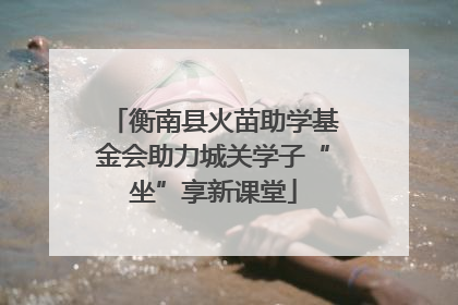 衡南县火苗助学基金会助力城关学子“坐”享新课堂