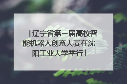 辽宁省第三届高校智能机器人创意大赛在沈阳工业大学举行