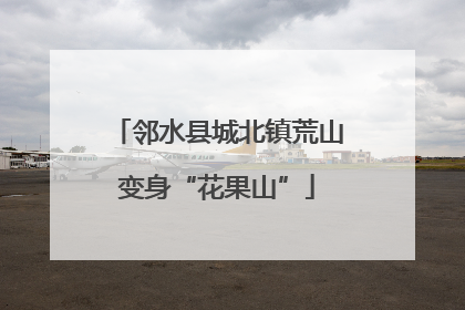邻水县城北镇荒山变身“花果山”