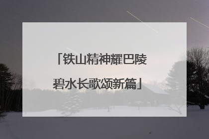 铁山精神耀巴陵 碧水长歌颂新篇