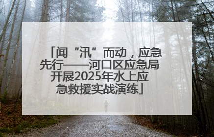 闻“汛”而动，应急先行——河口区应急局开展2025年水上应急救援实战演练