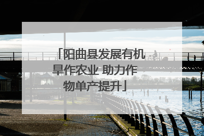 阳曲县发展有机旱作农业 助力作物单产提升