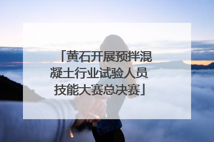 黄石开展预拌混凝土行业试验人员技能大赛总决赛