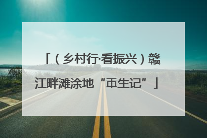 （乡村行·看振兴）赣江畔滩涂地“重生记”