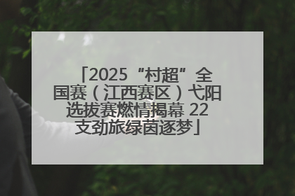 2025“村超”全国赛（江西赛区）弋阳选拔赛燃情揭幕 22支劲旅绿茵逐梦