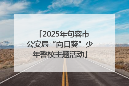 2025年句容市公安局“向日葵”少年警校主题活动